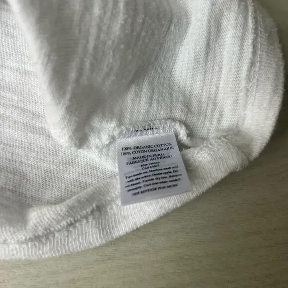 Faherty Cotton Tank Top White Spring Closet Staple Size Extra Small - Picture 4 of 4